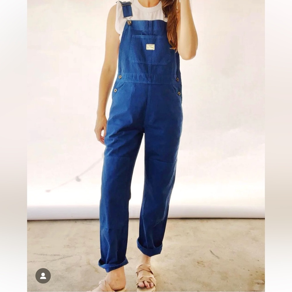 Women's French Blue Overalls